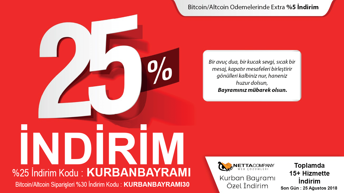 %25 Bayram İndirimi